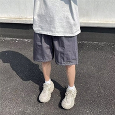 速干短裤男宽松ins美式刺绣情侣五分裤夏季潮流休闲运动裤XK818，男装牛仔裤，星座208-5