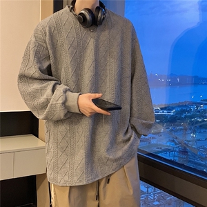 立体菱形花纹面料卫衣男成分：聚酯纤维95%氨纶5%WY77052P38控58图片
