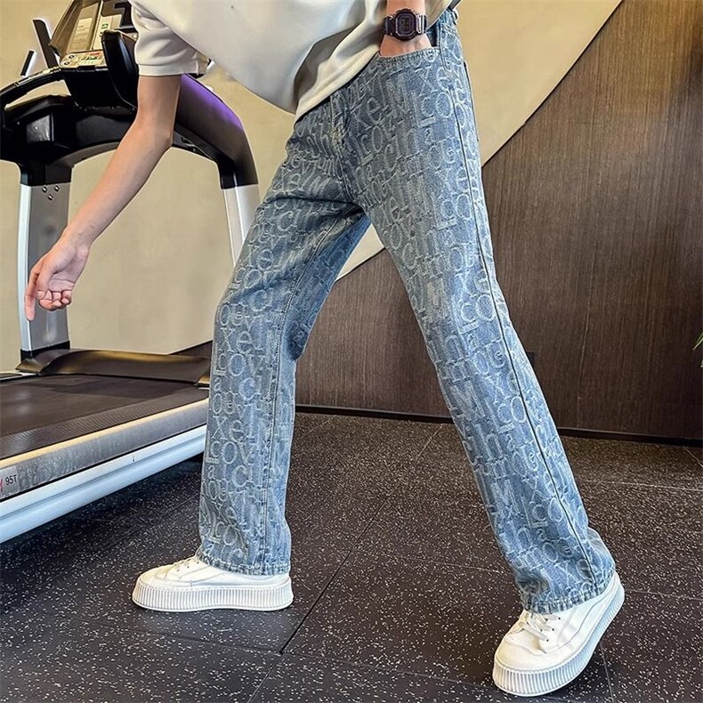 1506-1/NT12621/P49男士潮牌痞帅美式高街休闲宽松直筒长裤子，男装休闲裤，星座1506-1