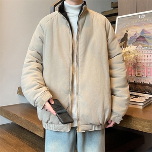 棉服男士韩版潮流文艺帅气百搭保暖2024冬季ins棉衣外套MZ281-P80图片