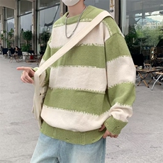 美式圆领毛衣男慵懒风休闲针织衫X772P40，男装针织衫/毛衣，星座1116-2