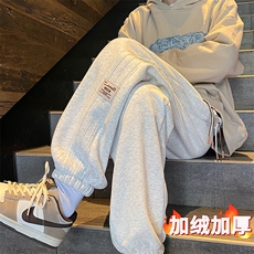 加绒加厚休闲运动卫裤男美式针织束脚裤715-6-BX12P55(控78),男装休闲裤,星座715-6, 加绒加厚休闲运动卫裤男美式针织束脚裤715-6-BX12P55(控78),男装休闲裤,星座715-6,