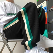 2025秋华夫格休闲百搭运动宽松束脚长裤B266-X820-P55，男装休闲裤，星座B257-1