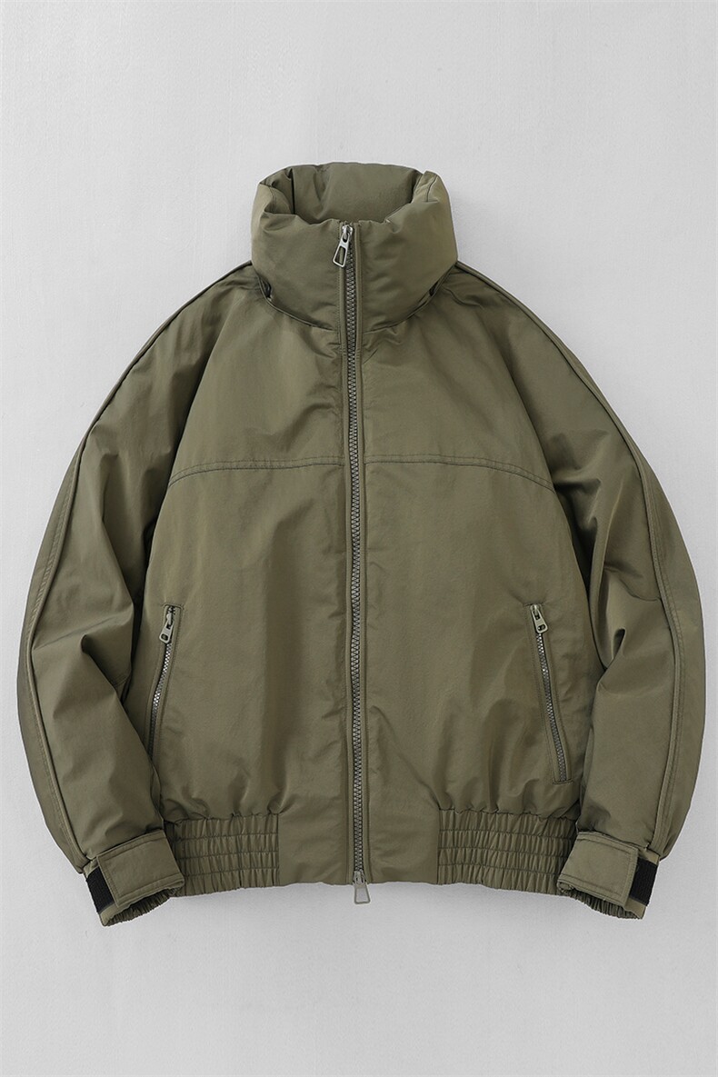 2025冬季新款美式可收纳连帽羽绒服潮牌魔术贴设计羽绒服599,男装羽绒服,电商A234