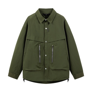 JK964 P70 秋季新款港风宽松夹克百搭落肩简约上衣外套图片