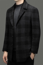 BWA238钱塘2020-2中年男士商务休闲时尚冬季厚款毛呢西服P325，男装西服，钱塘207-2