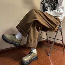 休闲裤男韩版潮流高街帅气2023春秋新款ins宽松直筒裤K3345-P37，男装休闲裤，星座412-2