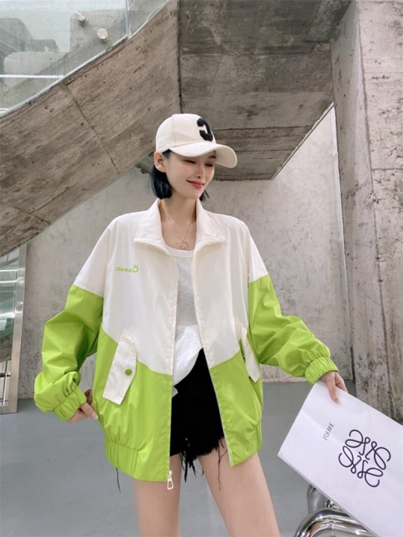 2022春款拼色韩版外套，其它，金漫莎
