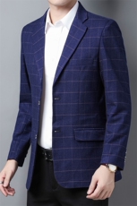 男装商务休闲西服2023春季中青年男士宽松西装小西服潮外套爸爸装，男装西服，电商B212（原钱塘6029）