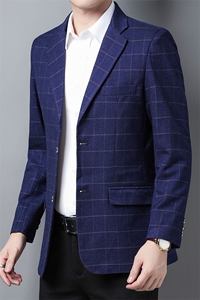男装商务休闲西服2023春季中青年男士宽松西装小西服潮外套爸爸装图片