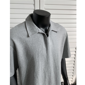 夏季新品 老钱风宽松休闲POLO衫短袖T恤上衣男 H1083 特P35图片