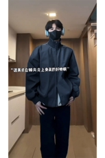 【网图】首单5W件防水立领夹克痞帅短款正肩5Q1142-TP35不，男装夹克，电商A102