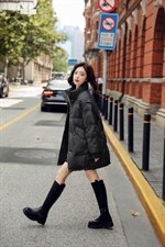 90绒羽绒服，女装羽绒服，卡西姆