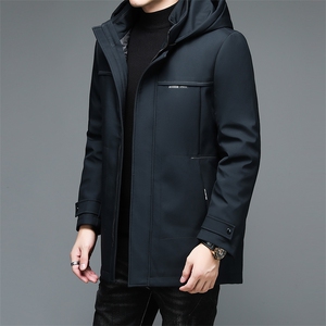 DW21142冬季男士羽绒服外套男装一衣三穿修身白鸭绒加肥加大P269图片