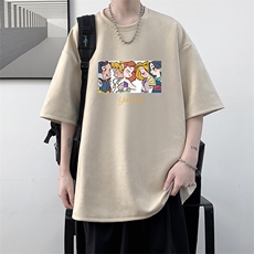 麂皮绒短袖t恤男大码半袖男JD82396-P25，男装T恤，电商A040