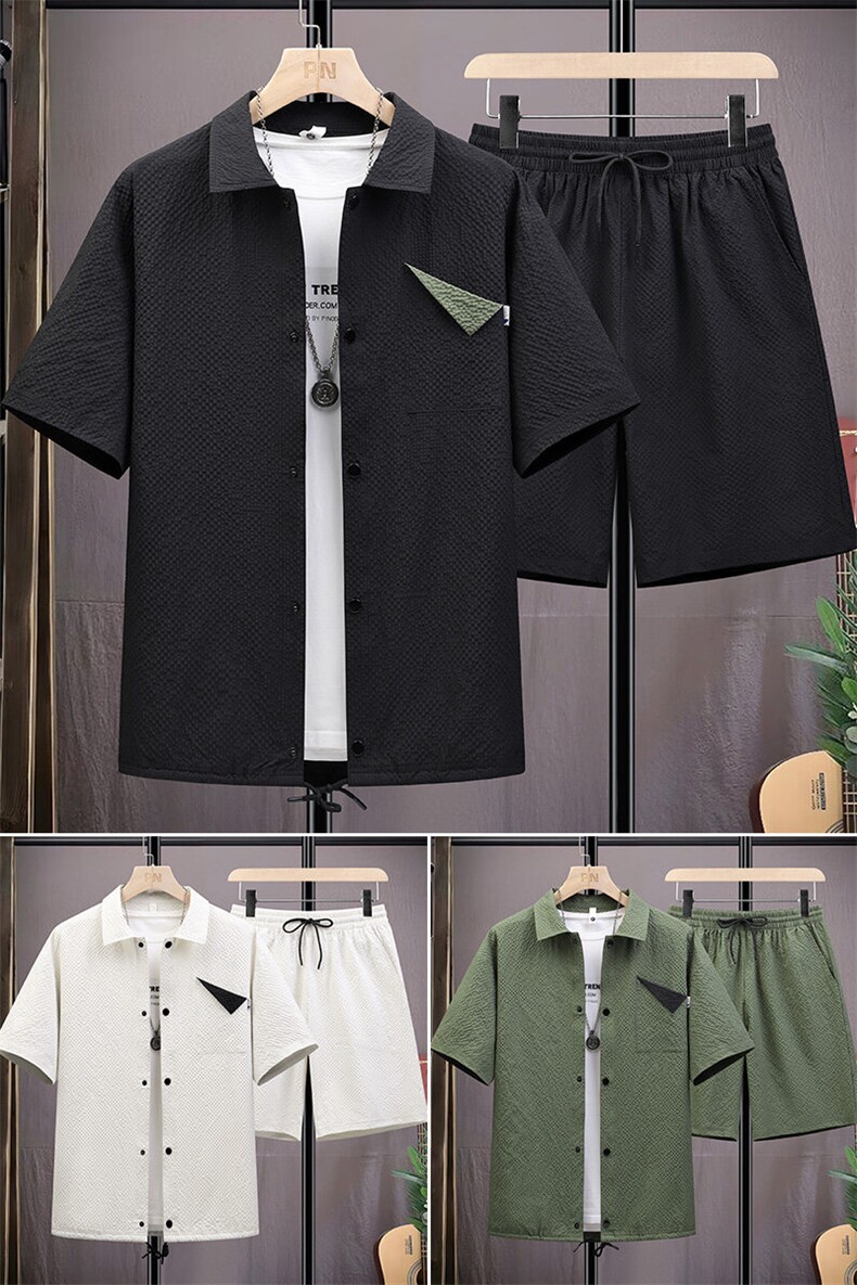 TZ35055-P57控88大码男士开衫休闲运动套装男,男装休闲套装,星座209