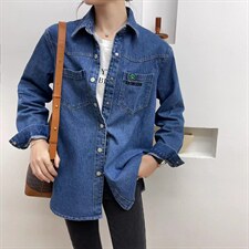 YZ2022春装系列牛仔衬衫外套上新，女装衬衫，Y·Z 羽倬