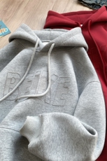 db99加绒加厚tp60重磅美式套头连帽cleanfit卫衣男女同款，男装卫衣，电商B386