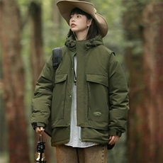 冬上新加棉加厚棉服潮中性风连帽棉衣外套男女8318-P130控价178，男装棉衣，电商A441-1