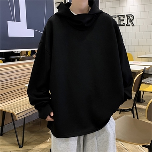 纯色套头高级感上衣2024春季新款立领连帽卫衣男 现货W7943-P45图片