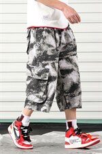 2021夏季新款日系大码工装裤中裤宽松男休闲裤七分裤K286-P55，男装休闲裤，电商A001