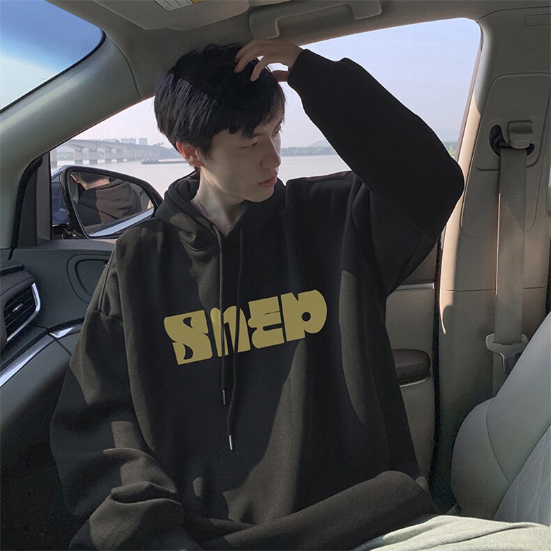 抖音得物供货可提供视频秋冬重磅美式宽松连帽卫衣DL2041,男装卫衣,电商A486