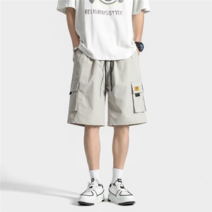 大口袋工装短裤男士夏季日系潮牌五分大裤衩IK26-P36图片