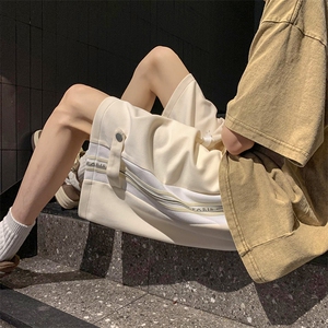B266-TY10-P45 控58 23夏季新款纯棉宽松港风短裤休闲裤图片