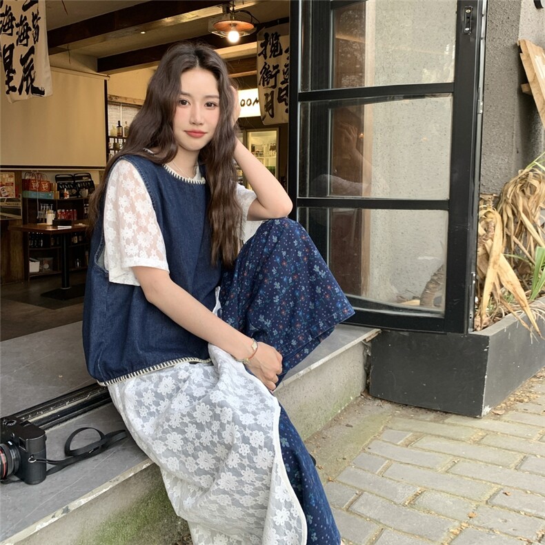 现货！1数据款，有买家秀牛仔特色2件套（T加裤子）P170三件套190,女装套装/套裙,2C262