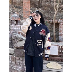 棒球服秋冬季新款男女同款外套，女装短外套，星座1210-1