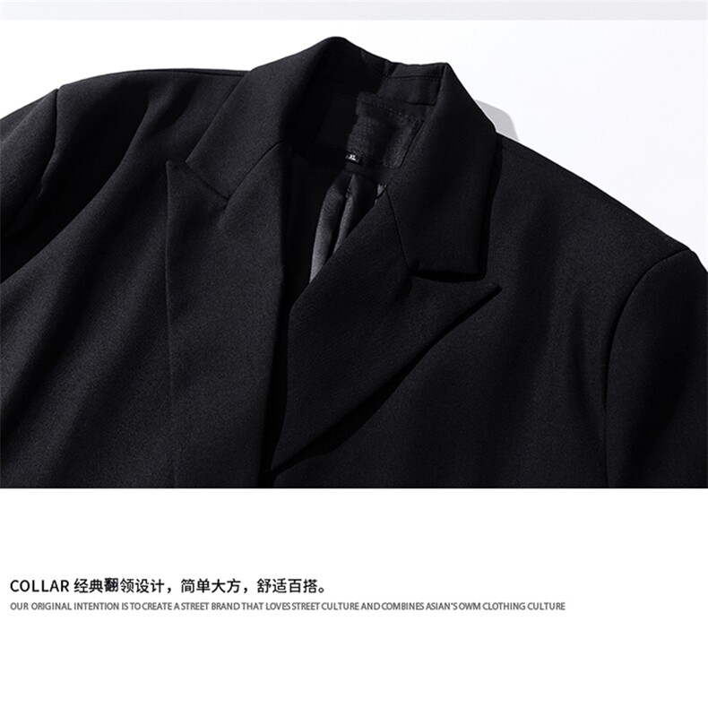 白底金属飞机扣设计西服男：95%聚酯纤维5%氨纶XF77772P95控128,男装西服,星座226-1