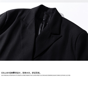 白底金属飞机扣设计西服男：95%聚酯纤维 5%氨纶XF77772P95控128图片