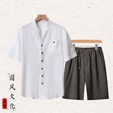 白色衣+深灰裤