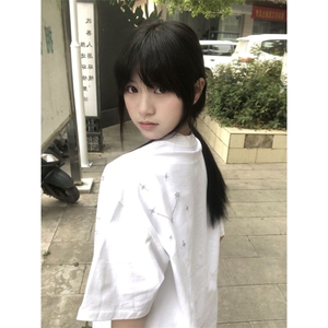 H0769-P35刺绣短袖t恤女夏季新款潮牌宽松上衣图片