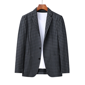 G1252男士2023秋新款长袖西服休闲外套单西修身小西装P123图片