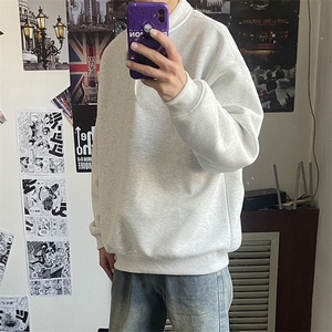 抖音得物高品质二开 26春装美式高街结构设计POLO翻领卫衣外套W77图片