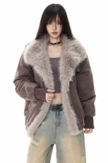 秋冬新品美式座山雕设计感加厚保暖外套女高街休闲棉衣YD02-P130，男装棉衣，星座509