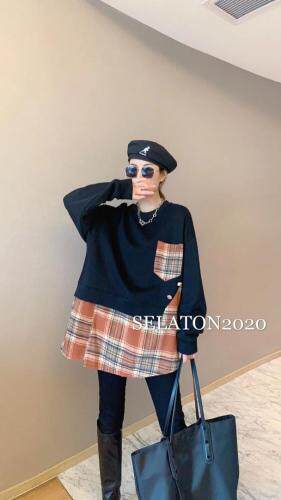 现货（加绒加厚拼接羊毛格子），女装，雪蘭桐