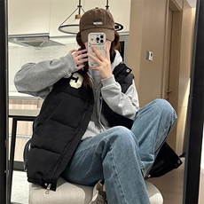 CC053-P652025新版棉服秋冬短款马甲潮流时尚韩版宽松棉服，男装棉衣，星座911-3