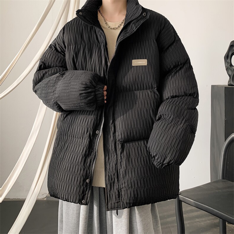 W8210P120控168大皂肌理感新面料宽松休闲棉衣棉服现货,男装棉衣,电商B205