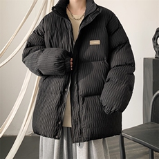 W8210P120控168大皂肌理感新面料宽松休闲棉衣棉服现货，男装棉衣，电商B205