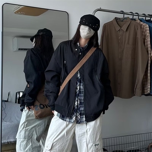 有货。夹克外套男女春秋休闲情侣棒球服W6965-P68图片