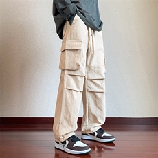 217-2-K17-P45秋季机能风伞兵防水冲锋裤男工装休闲裤大码，男装休闲裤，星座217-2