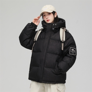 新标90白鸭绒连帽羽绒服时尚休闲简约百搭外套BL0617-P268图片