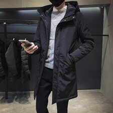 男士中长款棉袄外套2020冬季新款棉服加厚保暖羽绒棉衣DS219T，男装棉衣，电商A102
