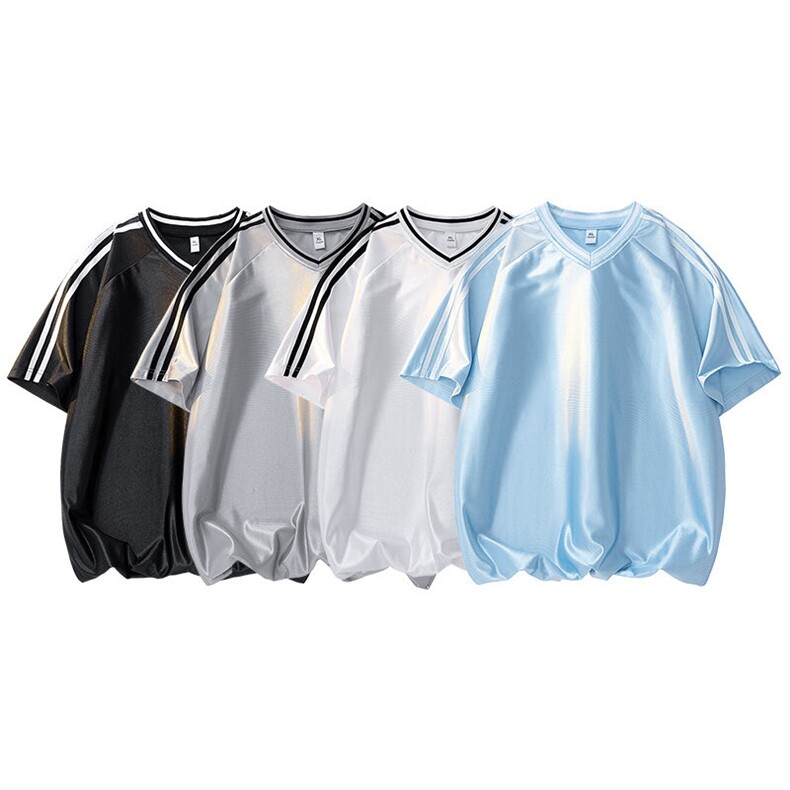 V领T恤运动速干衣男夏季透气健身跑步短袖体恤，男装T恤，星座1206（原A206）