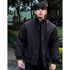 现货美式高街休闲棉衣夹克三防立领纯色户外工装加厚棉服外套，男装夹克，电商A486