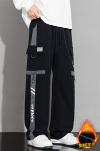 男士加绒加厚休闲户外保暖工装裤JRK223-P52大码元图片