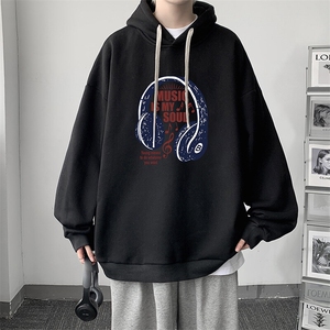 连帽卫衣男大码胖子帽衫大号运动服WY2422-P35图片
