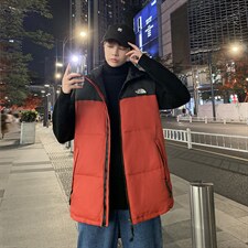 有版权现货刺绣立领宽松外套马甲时尚男款韩版羽绒服MJ02P65控98，男装背心/马甲，星座301D-5(原星座1415）